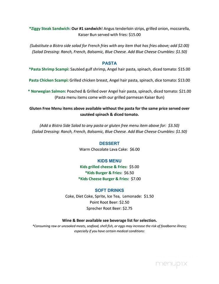 3 Lakes Bistro - Nekoosa, WI menu_pic