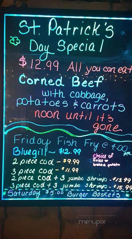 Alec's Bar & Grill - Necedah, WI menu_pic