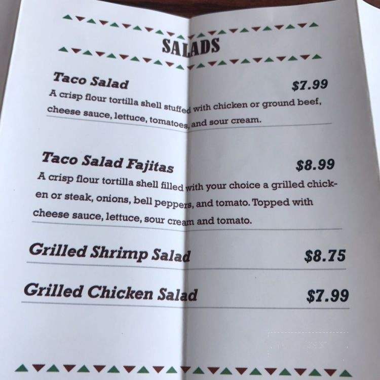 Cozumel - Oshkosh, WI menu_pic