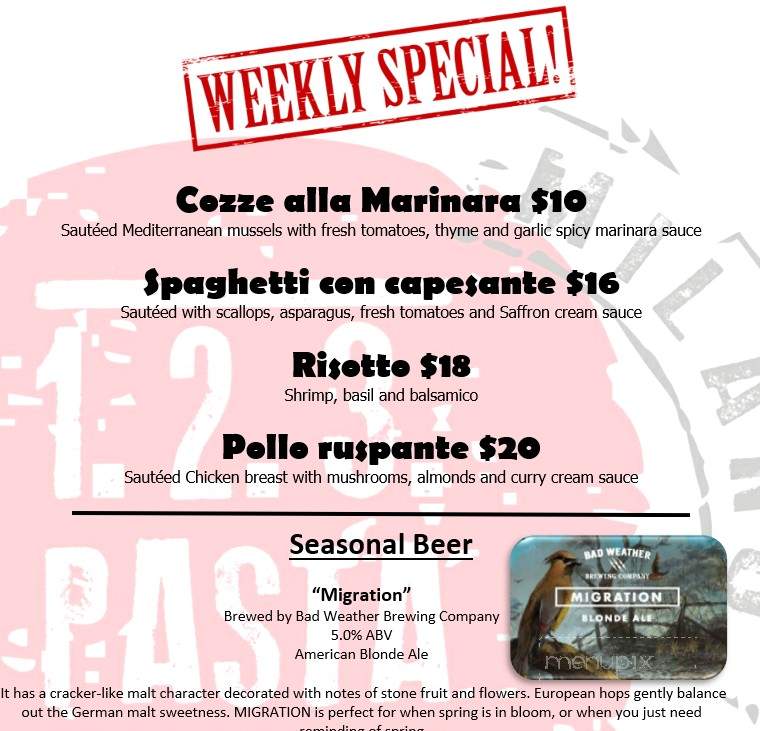 1.2.3. Pasta - Inver Grove Heights, MN menu_pic