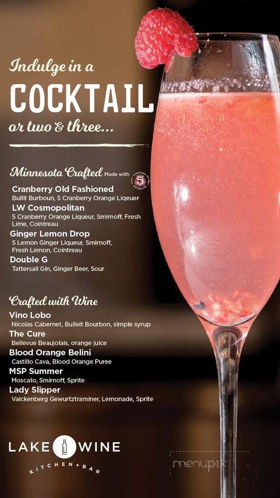 Lake Wine Kitchen plus Bar - Saint Paul, MN menu_pic