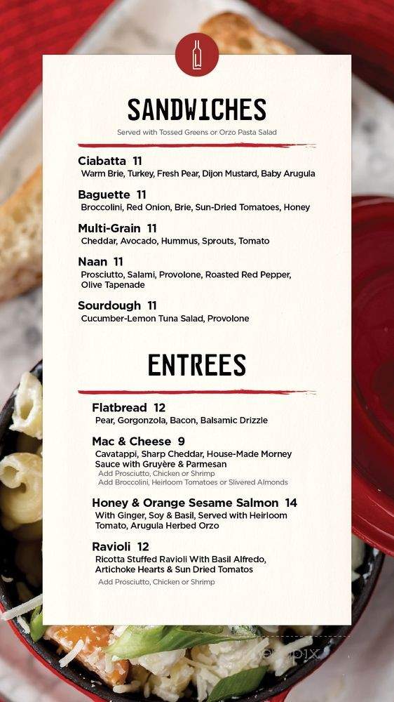 Lake Wine Kitchen plus Bar - Saint Paul, MN menu_pic
