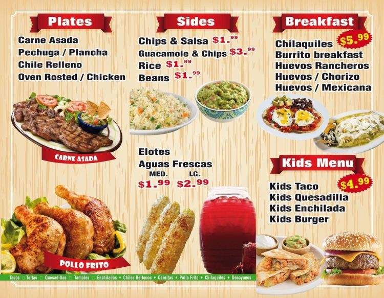 Viva Mexico Taqueria - Minneapolis, MN menu_pic