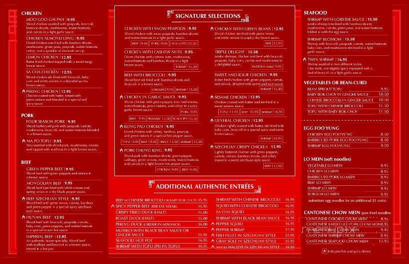 So Good China Restaurant - Blaine, MN menu_pic