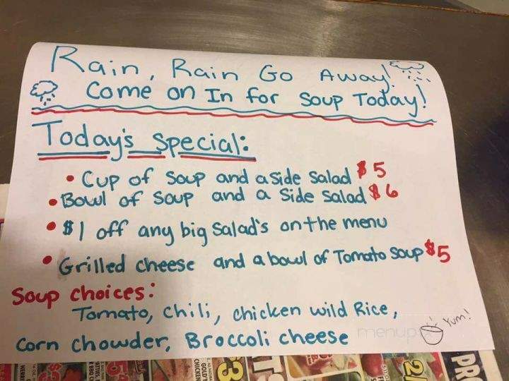 Culbert's Cafe - Cloquet, MN menu_pic