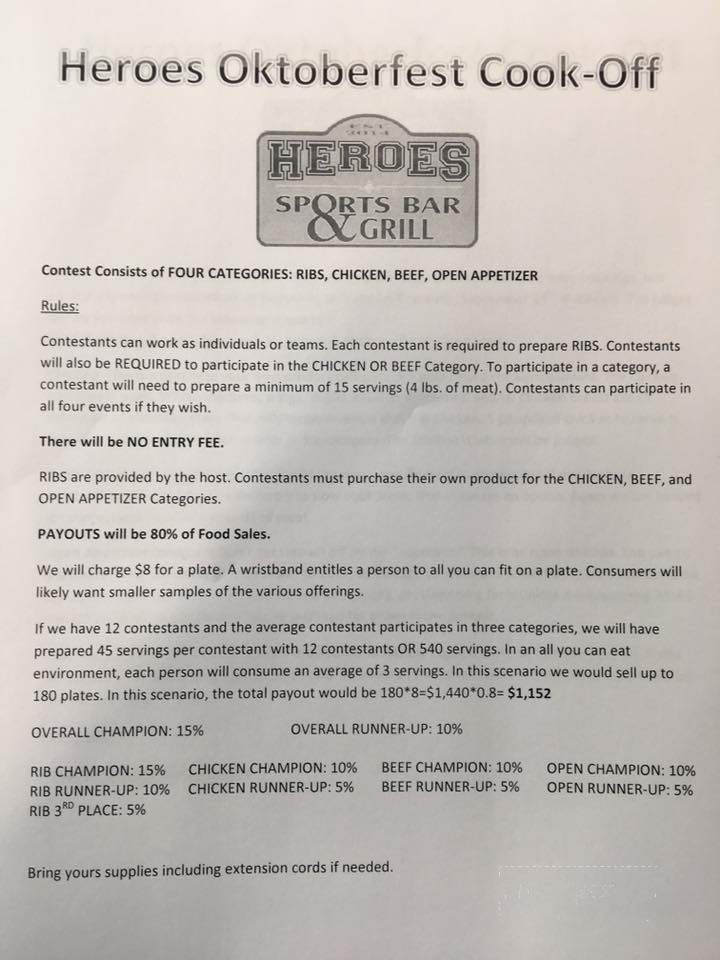 Heroes Sports Bar & Grill - Canby, MN menu_pic