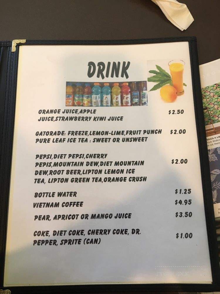 International Kitchen - Aberdeen, SD menu_pic