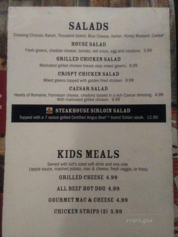 Eagle Bar and Steakhouse - Deadwood, SD menu_pic