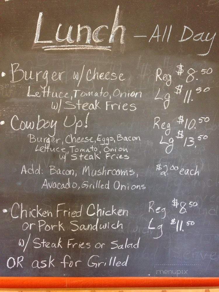 The Hun's Den Cafe - Babb, MT menu_pic