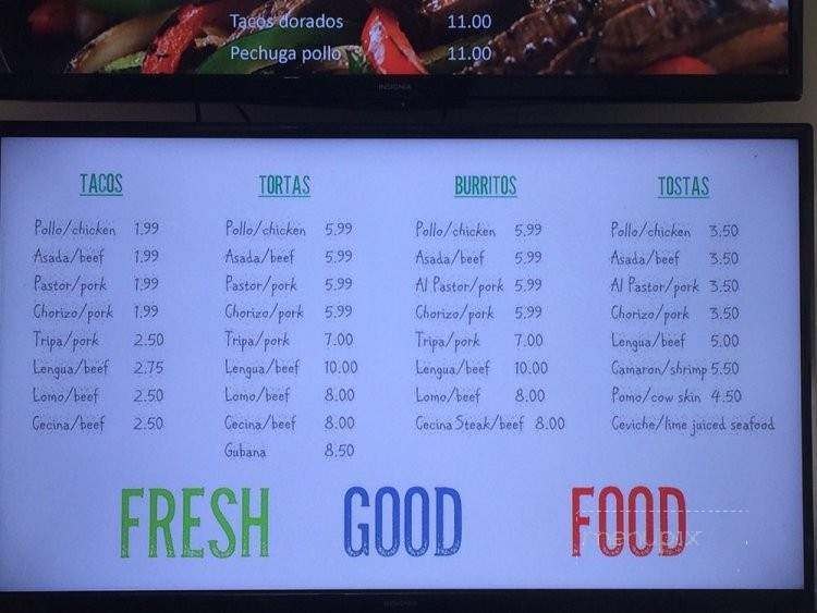 Picante Mexican Bar & Grill - Rolling Meadows, IL menu_pic