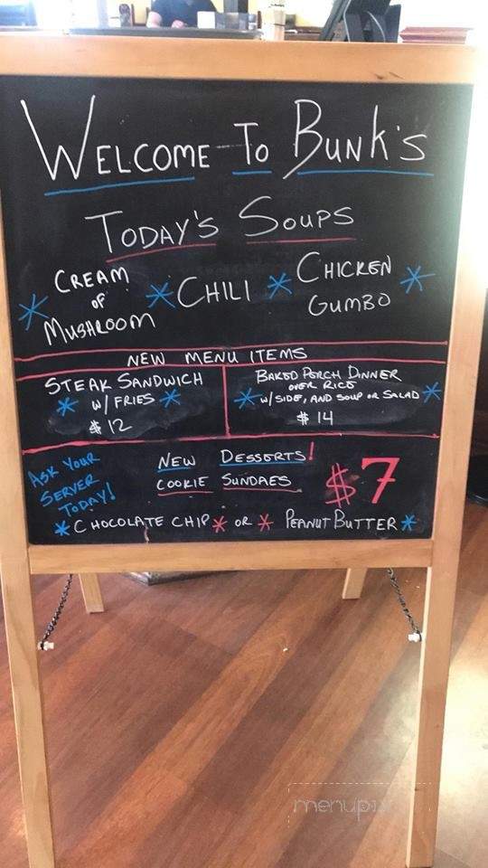Bunk's Place - Harvard, IL menu_pic