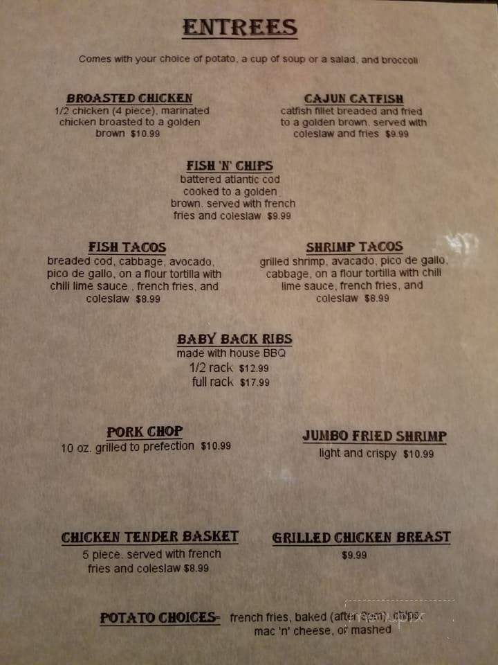 Zogo's - Zion, IL menu_pic