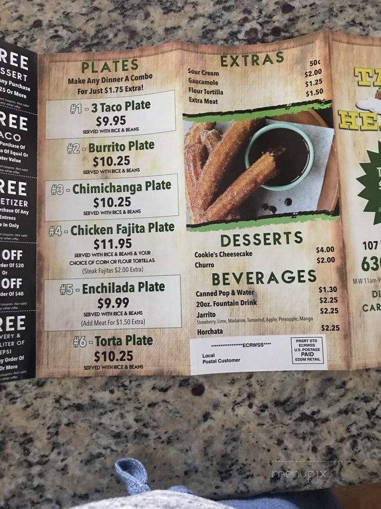 Mi Pueblito - Elburn, IL menu_pic