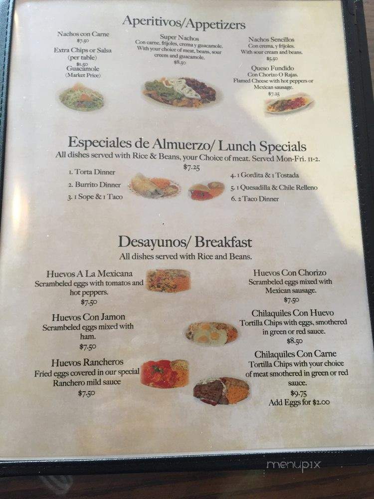Taqueria El Gallo de Oro - Franklin Park, IL menu_pic