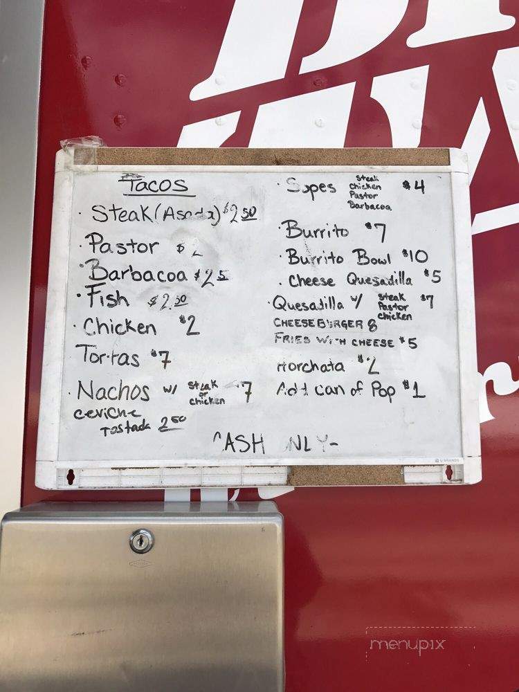 Big Rig Tacos - Melrose Park, IL menu_pic