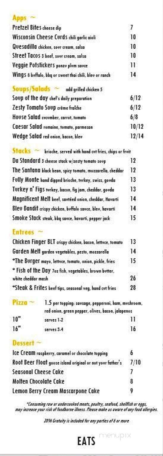 Stacks Grilled Cheese & Bar - Lombard, IL menu_pic