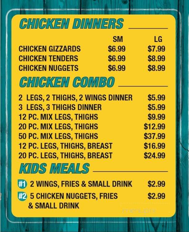 Shrimp Max - Hazel Crest, IL menu_pic