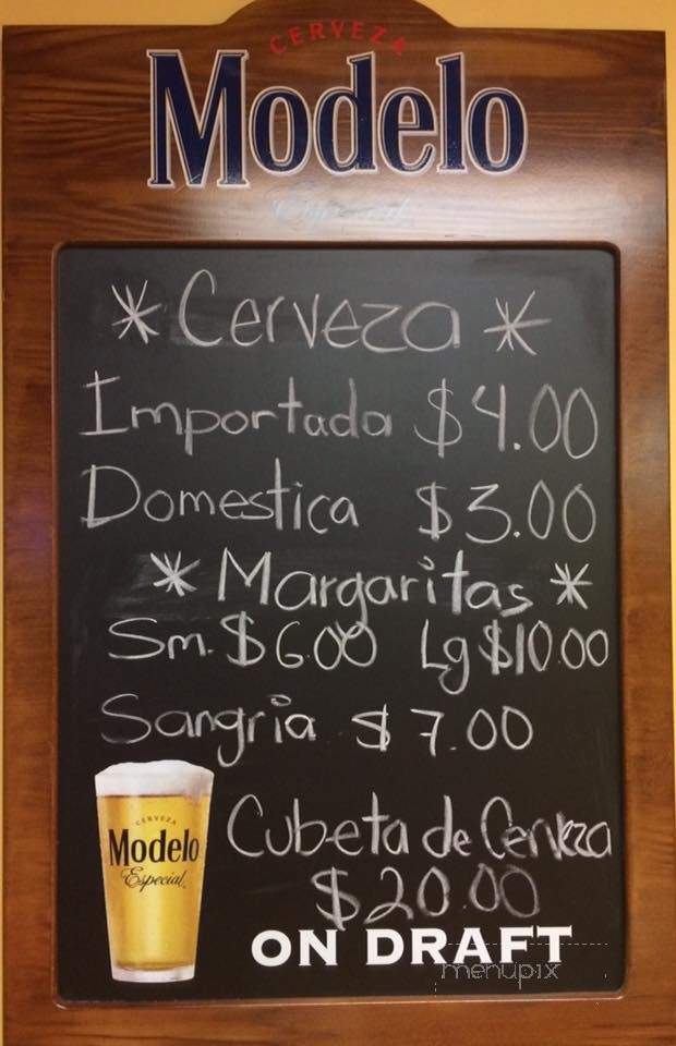 Jalisco Express - Burbank, IL menu_pic