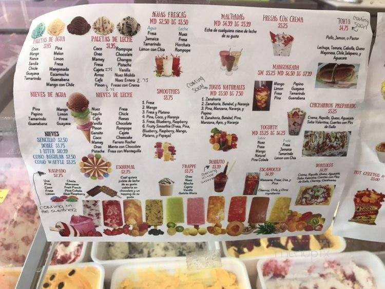 La Michoacana - Brookfield, IL menu_pic