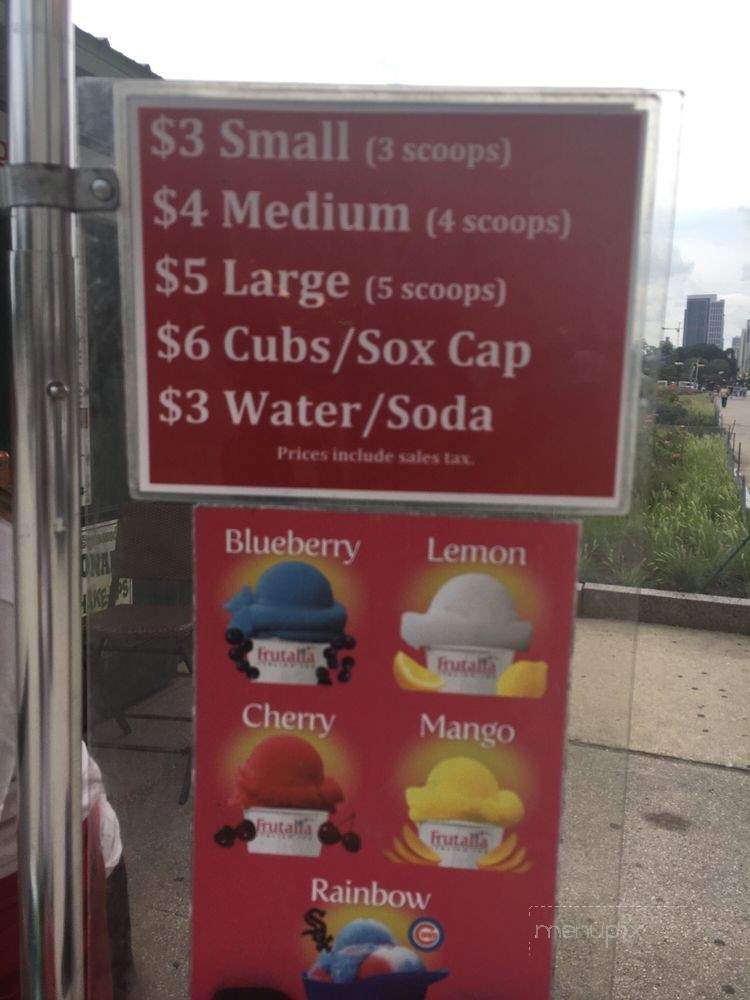 Frutalia Italian Ice - Chicago, IL menu_pic
