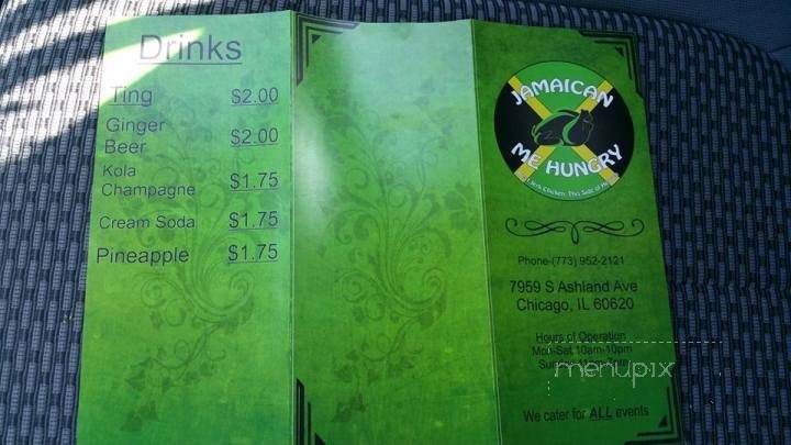 Jamaican Me Hungry - Chicago, IL menu_pic