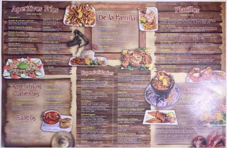 La Antigua Hacienda - Chicago, IL menu_pic