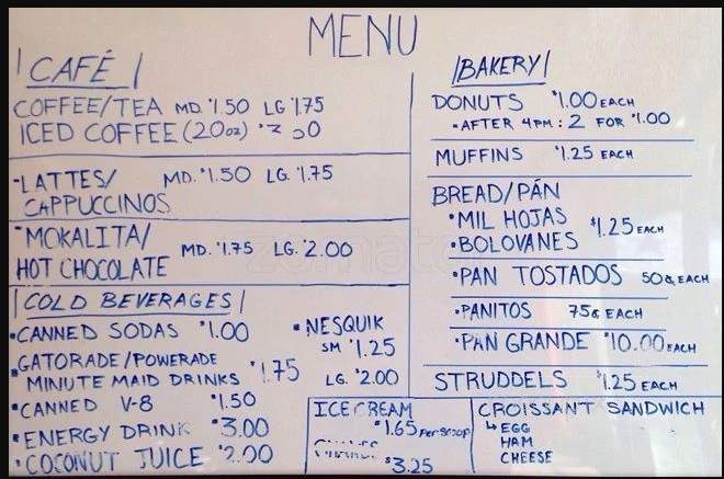 Golden Grain Bakery and Cafe - Chicago, IL menu_pic
