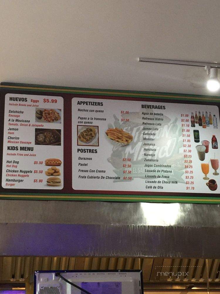 El Rincon De Mexico - Chicago, IL menu_pic