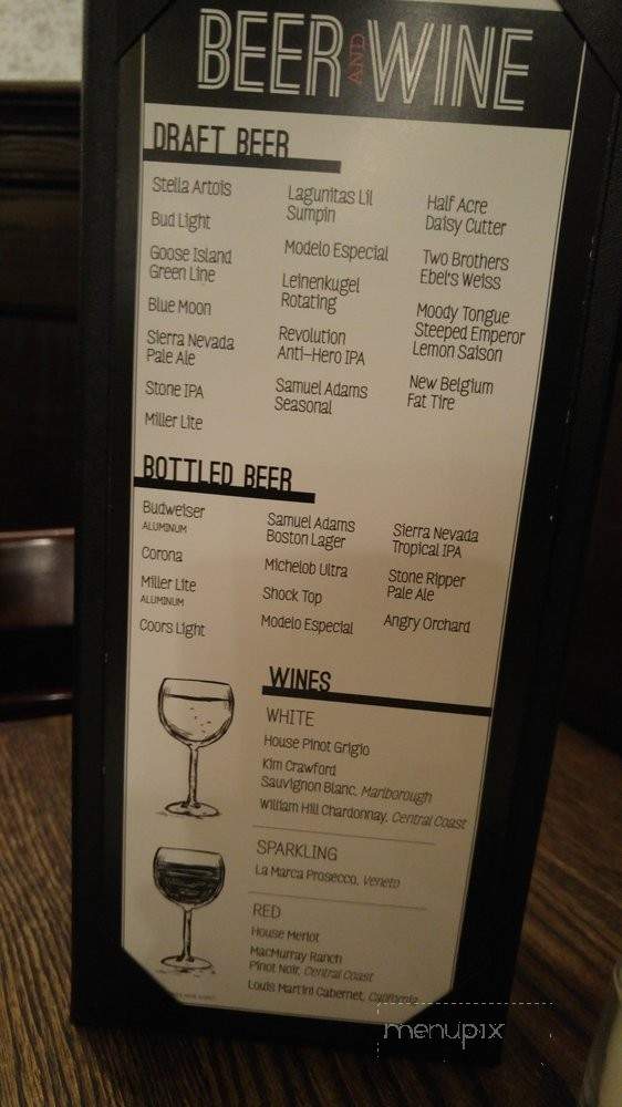 White Sox Grill - Chicago, IL menu_pic