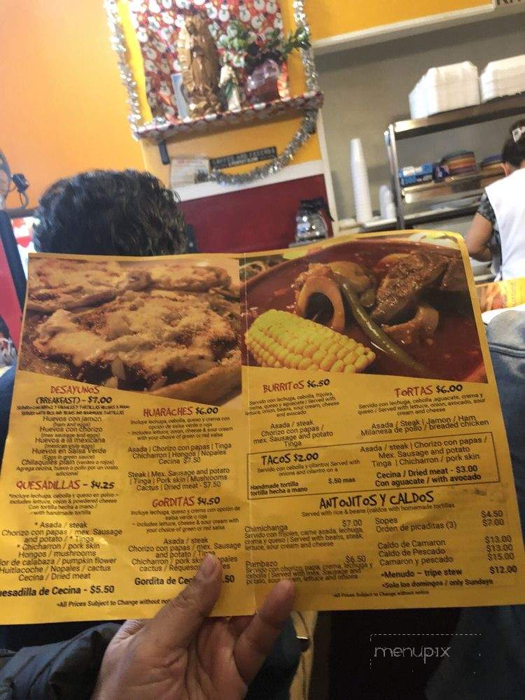 Minna's Restaurant Mexican Food - Chicago, IL menu_pic