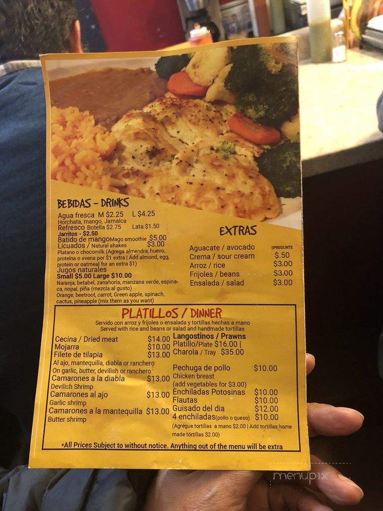 Minna's Restaurant Mexican Food - Chicago, IL menu_pic