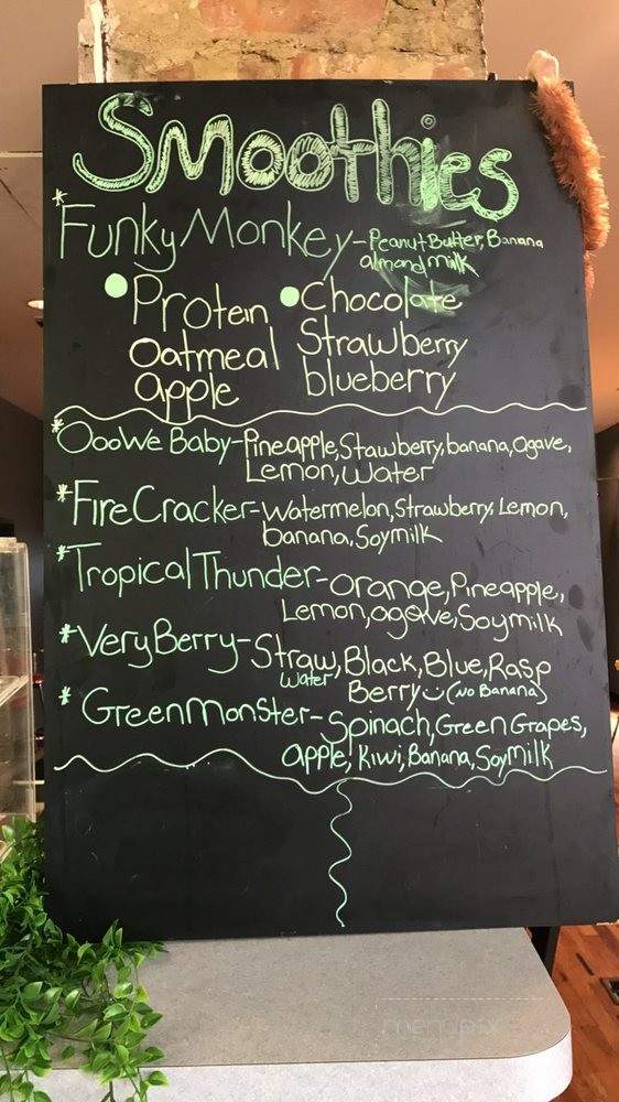 The Funky Monkey Juice Bar - Chicago, IL menu_pic