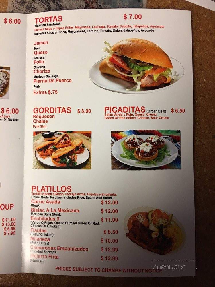 Pozoleria Iguala - Chicago, IL menu_pic