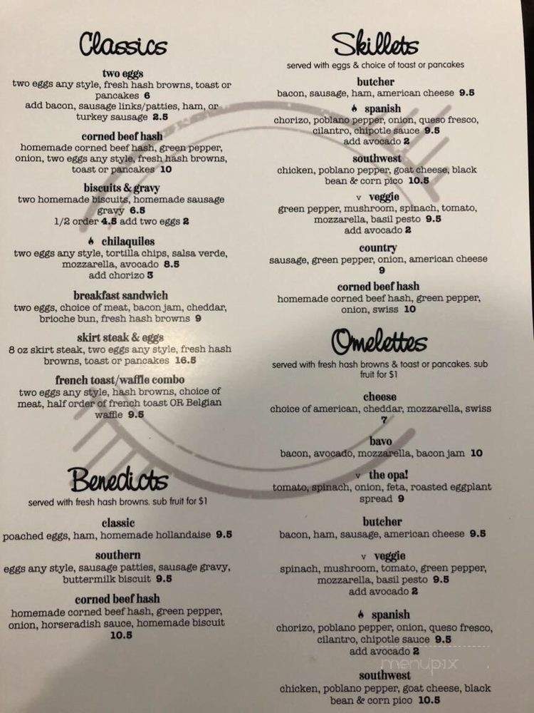 Bacon and Jam - Chicago, IL menu_pic
