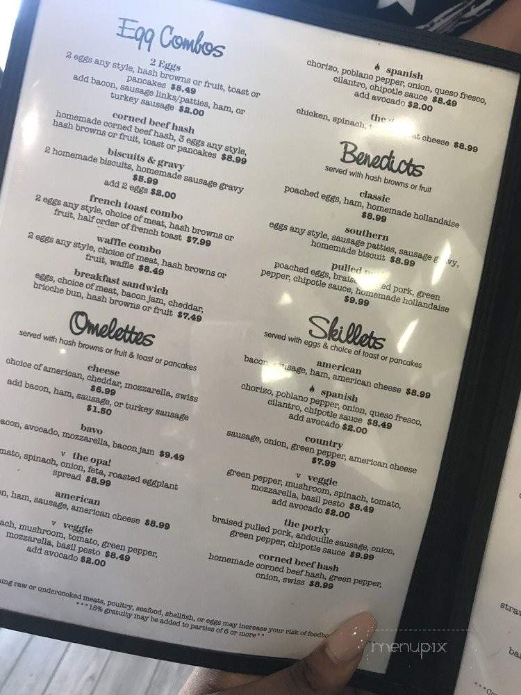 Bacon and Jam - Chicago, IL menu_pic