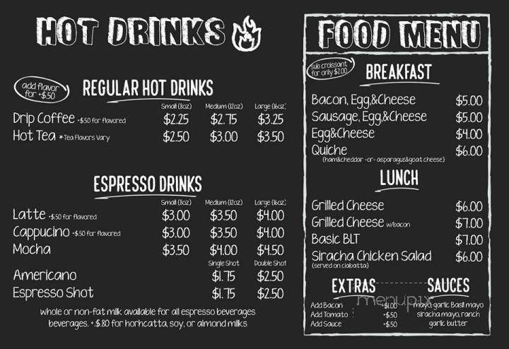 Lakeview Rewired Cafe - Chicago, IL menu_pic