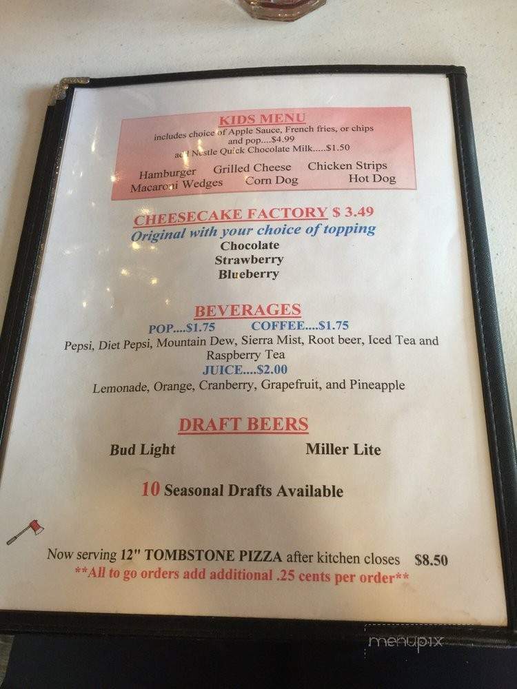 The Logger House Bar And Grill - Hampton, IL menu_pic