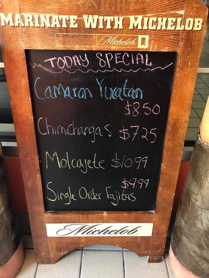 Rancho Nuevo - Canton, IL menu_pic