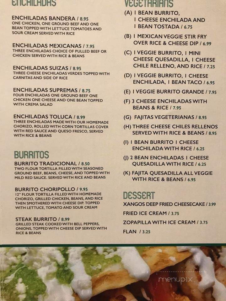 Cinco De Mayo Mexican Restaurant - Clinton, IL menu_pic