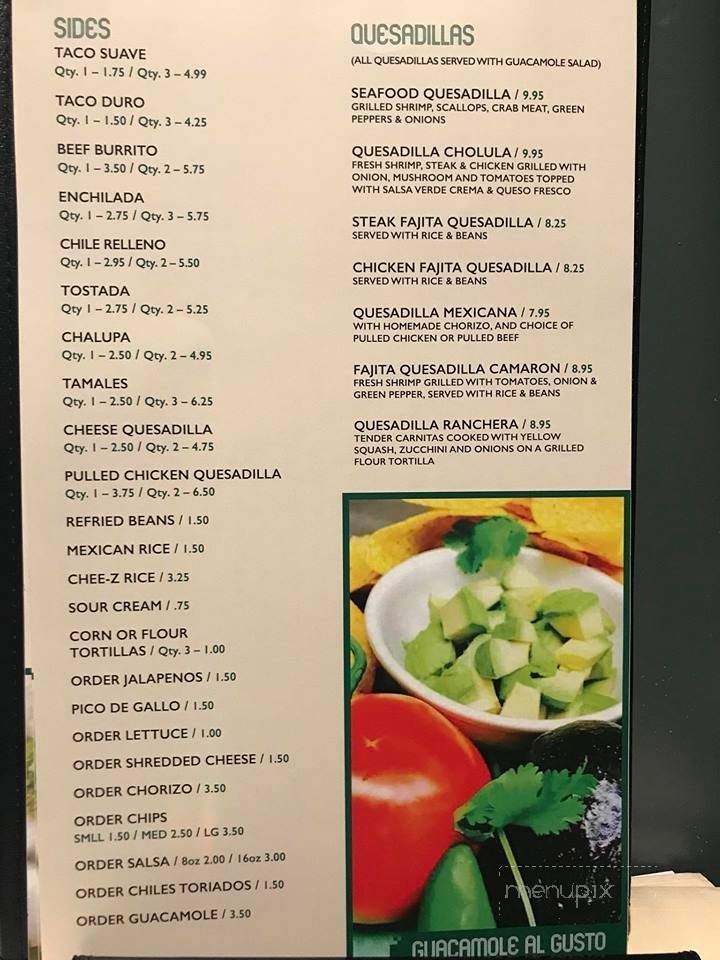 Cinco De Mayo Mexican Restaurant - Clinton, IL menu_pic