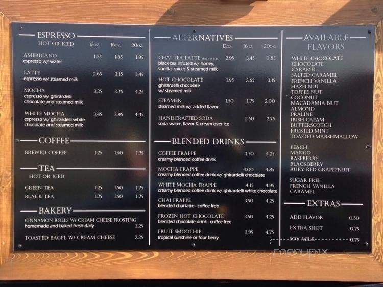 The Coffee Steamer - Forrest, IL menu_pic