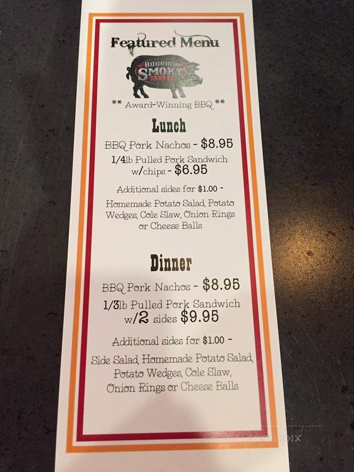 The Wild Hare - Fisher, IL menu_pic