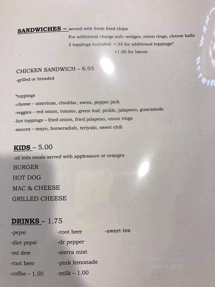 The Wild Hare - Fisher, IL menu_pic