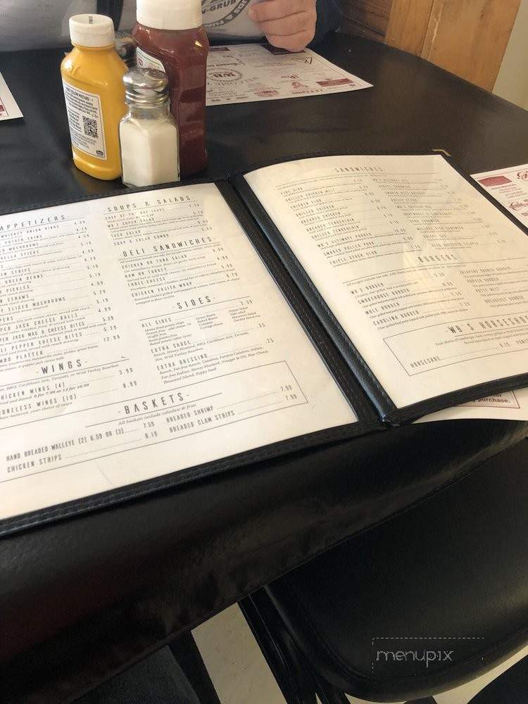 W B's Pub N Grub - Charleston, IL menu_pic