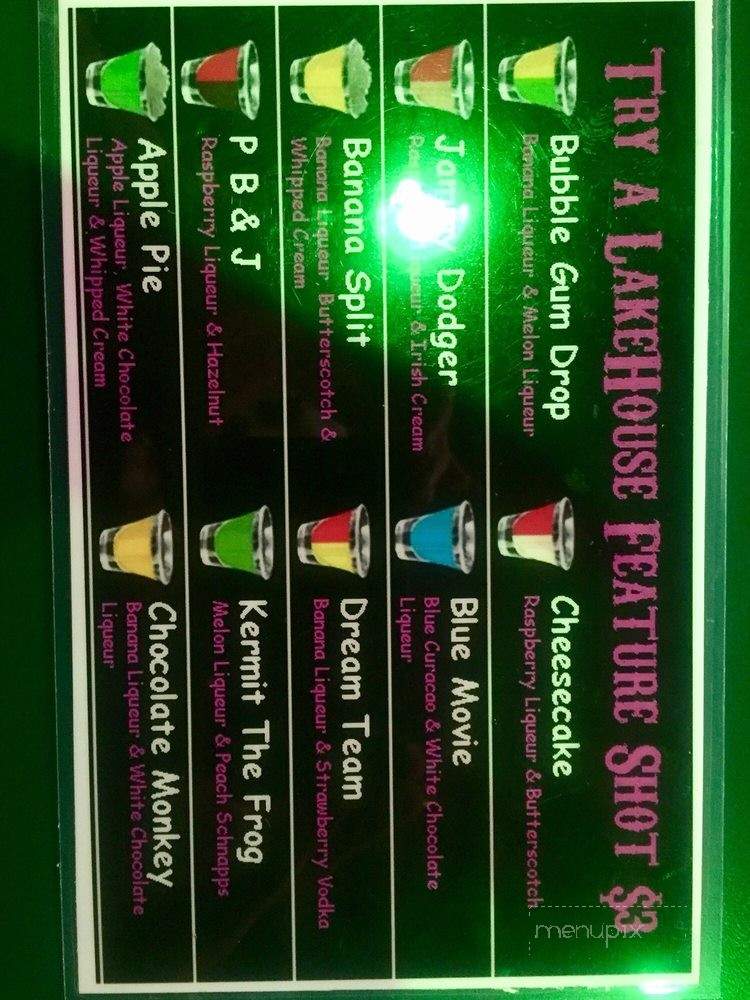 Lake House Bar & Grill - Maryville, IL menu_pic