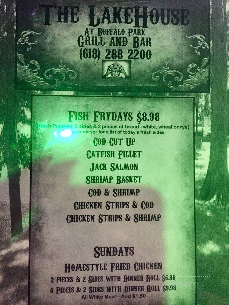 Lake House Bar & Grill - Maryville, IL menu_pic