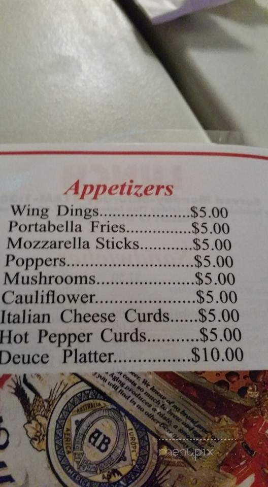 Double Deuce Saloon - Carthage, IL menu_pic