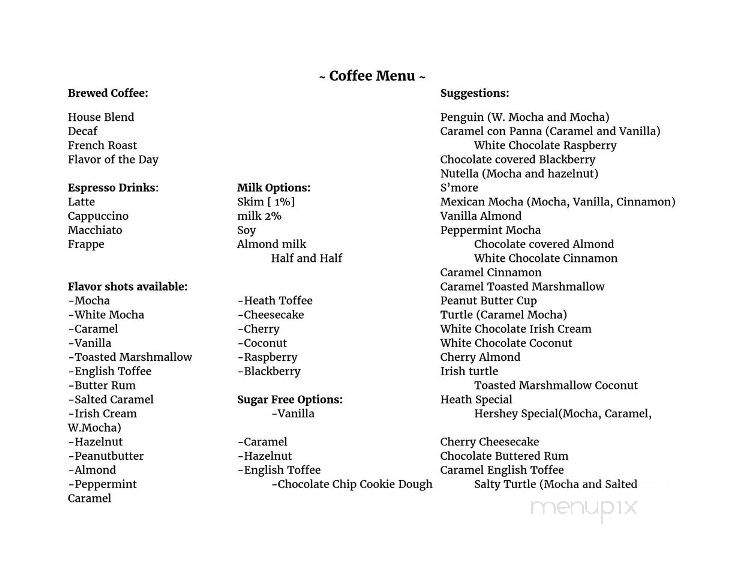 JC Fresh Start Cafe - Robinson, IL menu_pic