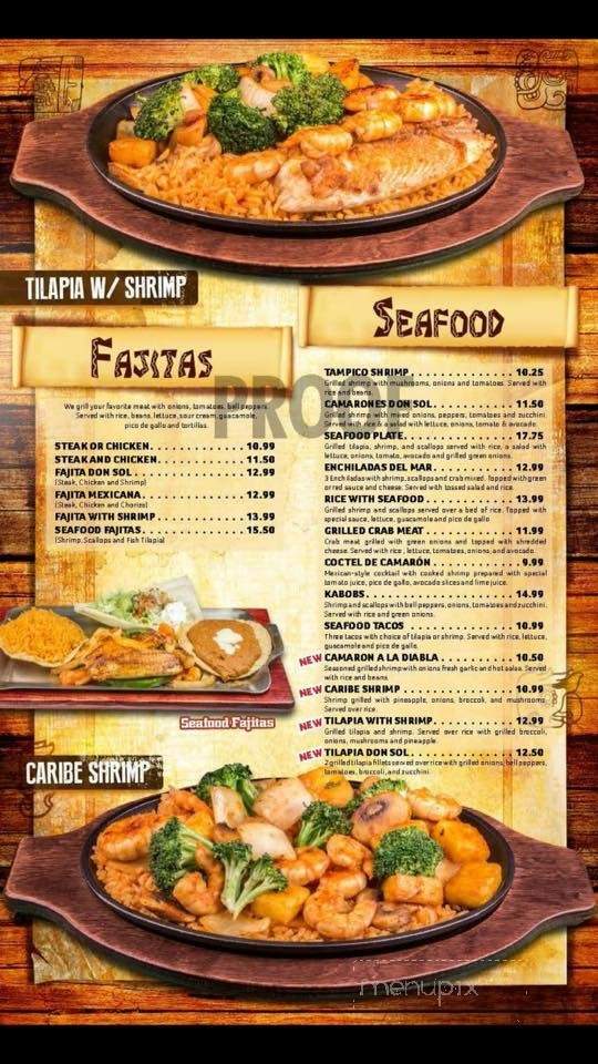 Don Sol - Carbondale, IL menu_pic