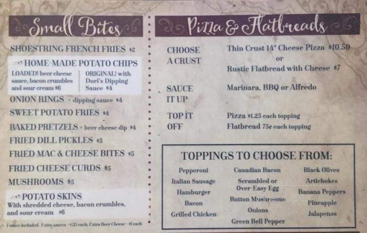 Doris Bar & Grill - French Village, MO menu_pic